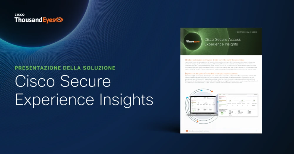Thumbnail Image for Cisco Secure Access Experience Insights