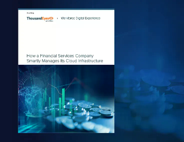 Blog Thumbnail: How a Financial Services Company Smartly Manages Its Cloud Infrastructure