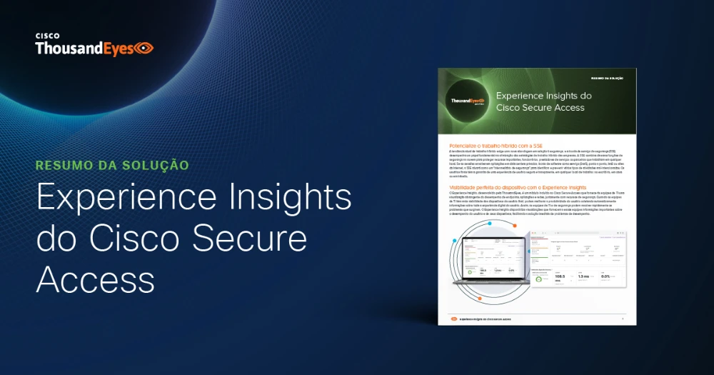 Thumbnail Image for Experience Insights do Cisco Secure Access