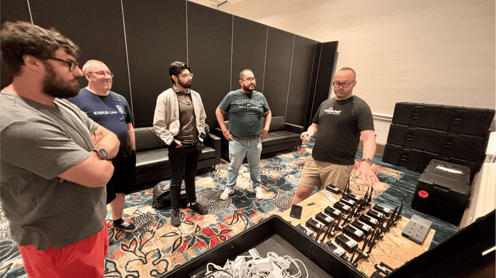 Our setup table for initial deployment