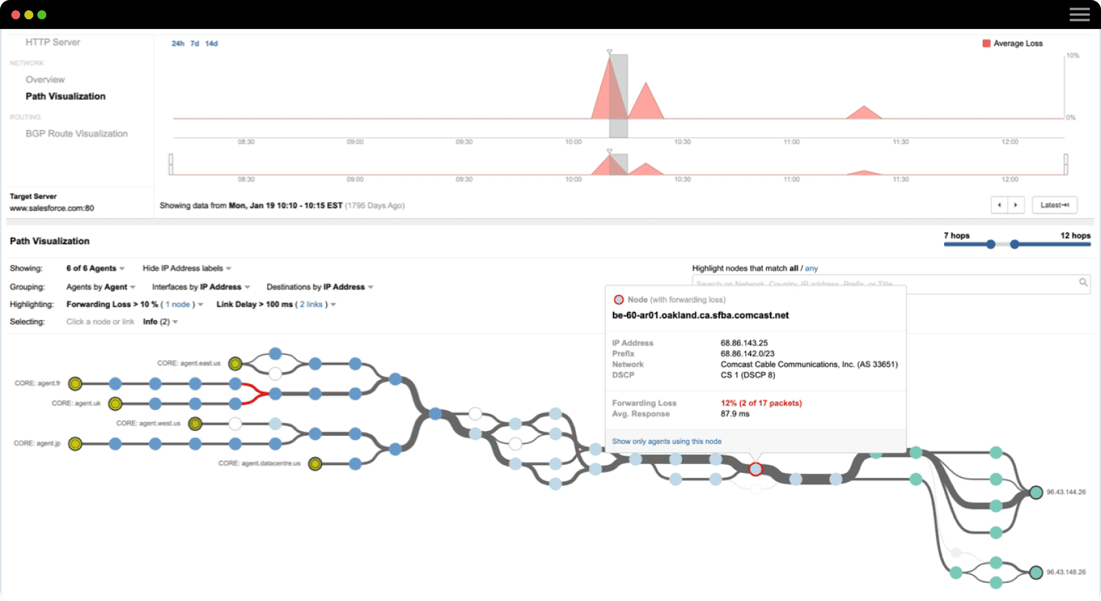 Network and Application Synthetics