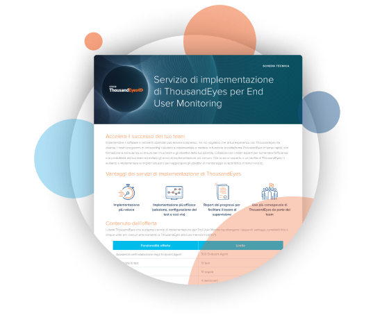 Implementation Service for End User Monitoring