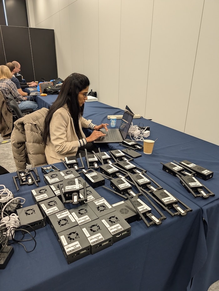 Precog Sensors based on Raspberry Pi during the configuration