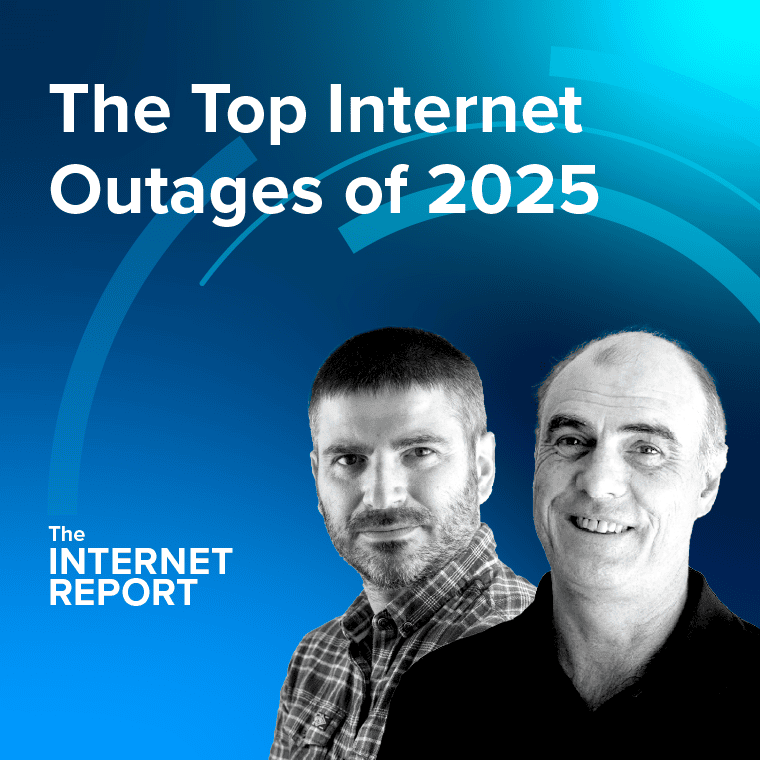 The Top Internet Outages of 2025: Analyses and Takeaways