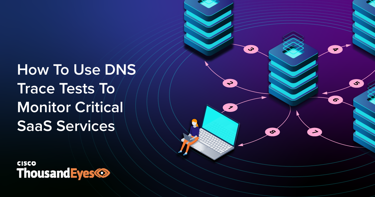 How To Use DNS Trace Tests To Monitor Critical SaaS Services