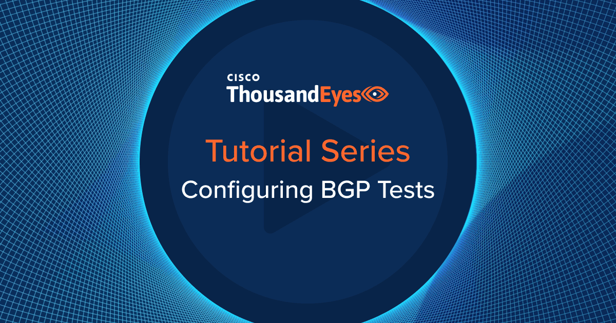 Tutorial: Configuring BGP Tests