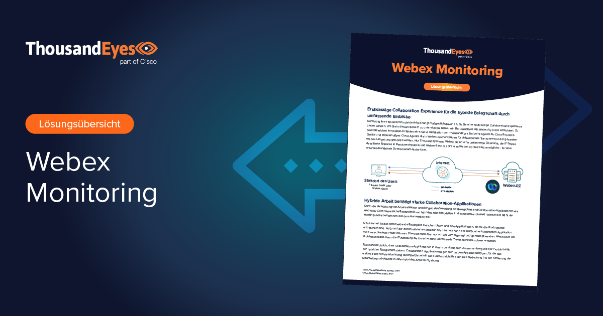 Webex Monitoring