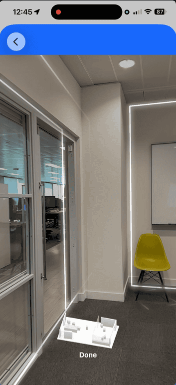 Figure 2A. AR Walkaround Test and Wi-Fi Heatmap can help eliminate Wi-Fi dead spots AR Walkaround Test and Wi-Fi Heatmap